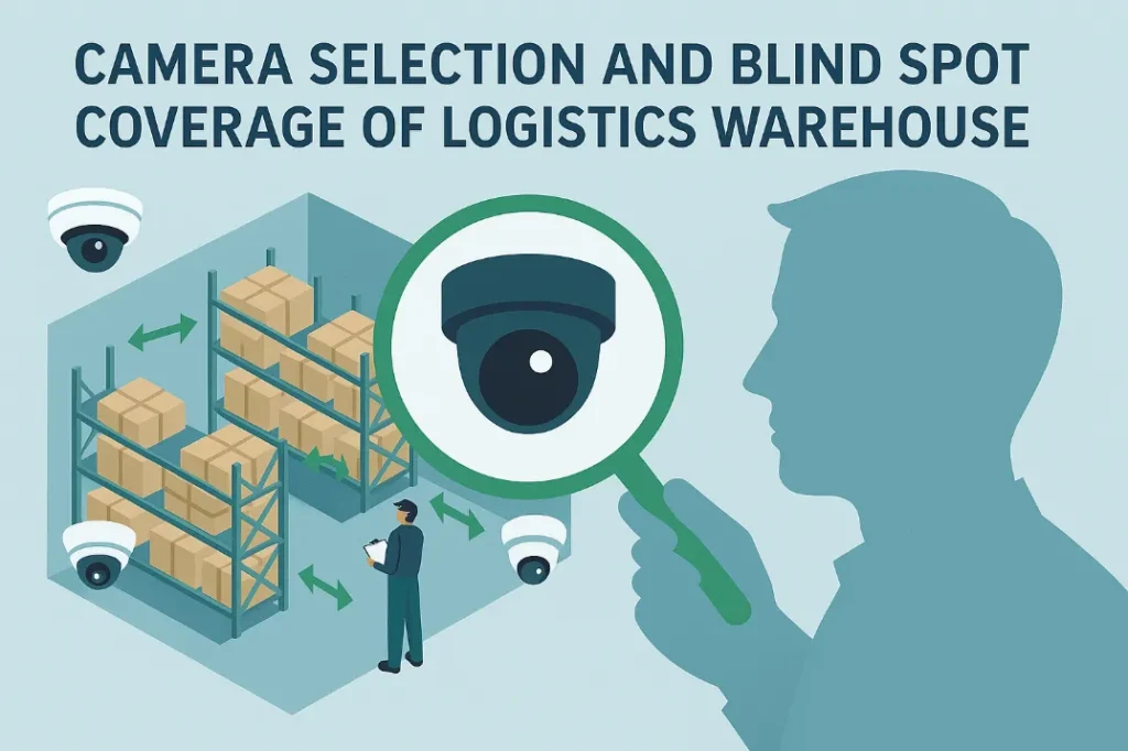 انتخاب دوربین و پوشش نقاط کور امنیت انبار لجستیک