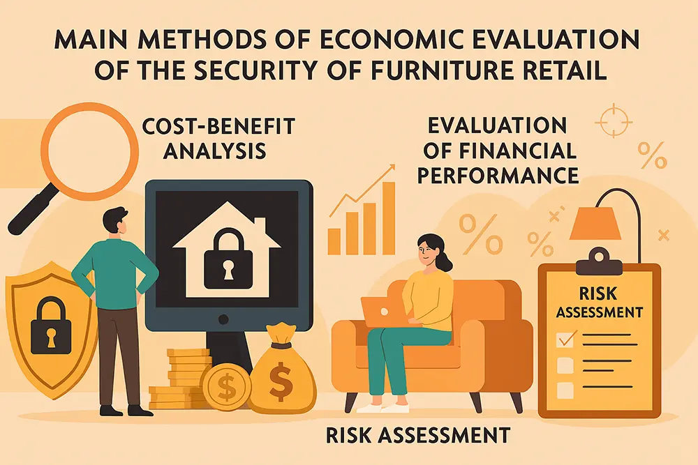 امنیت فروشگاه مبلمان و اهمیت آن در حفظ سرمایه و مشتری روشهای اصلی ارزیابی اقتصادی امنیت فروشگاه مبلمان