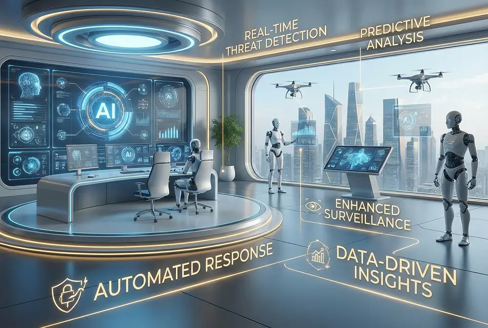 نقش هوش مصنوعی در سیستم های امنیتی نسل جدید فواید هوش مصنوعی در سیستم های امنیتی