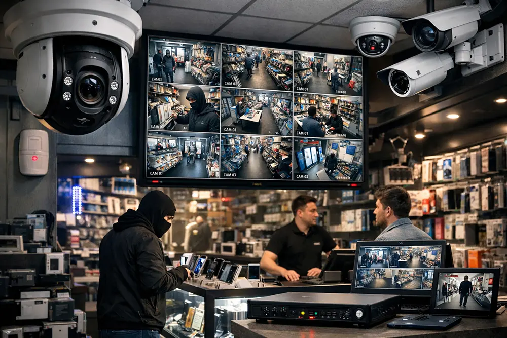 امنیت فروشگاه های دوربین،پیشگیری فعال و محافظت کامل تامین امنیت فروشگاه های دوربین با سیستم های هوشمند