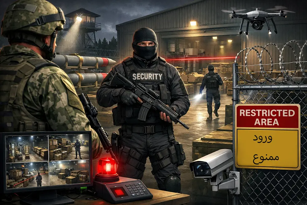 امنیت انبار های نظامی، راهکارهای نوین و قطعی تامین امنیت انبار های نظامی در برابر نفوذ داخلی